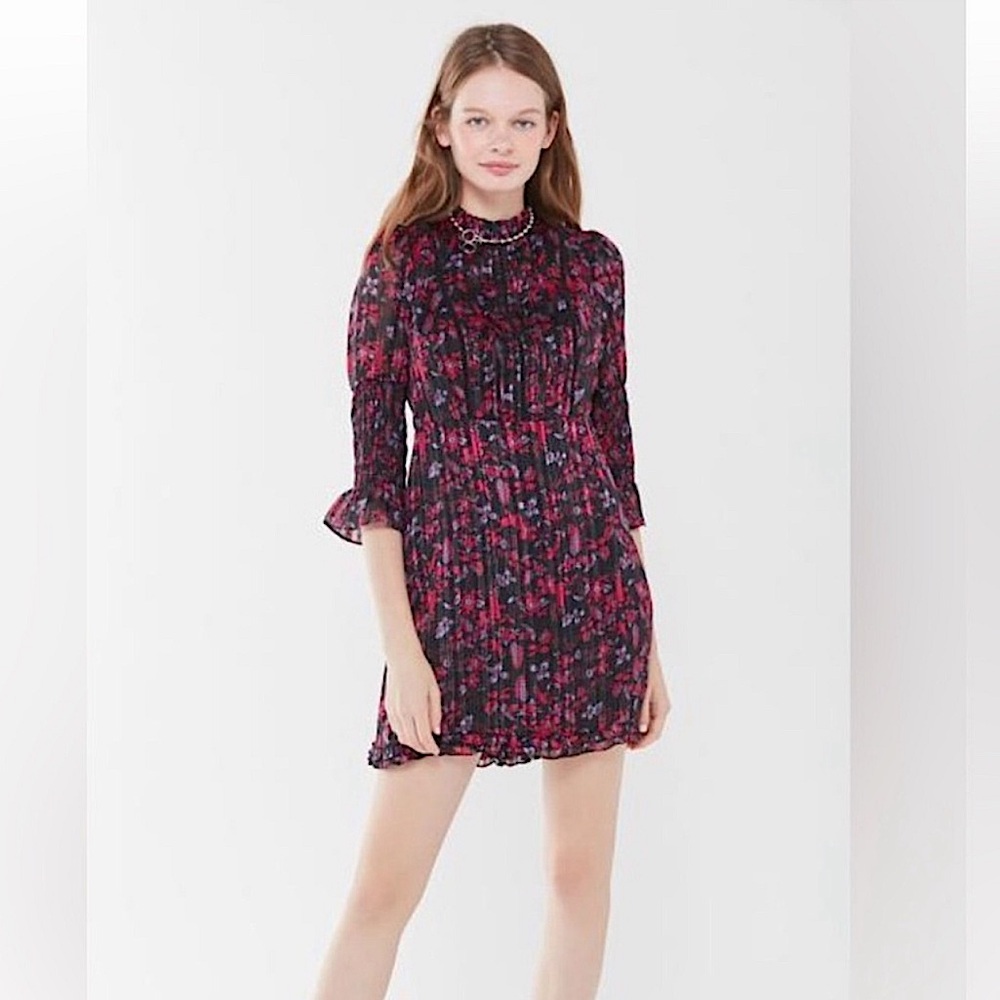 New Urban Outfitters Laura Ashley Maisy Mini Whimsigoth Dress Small